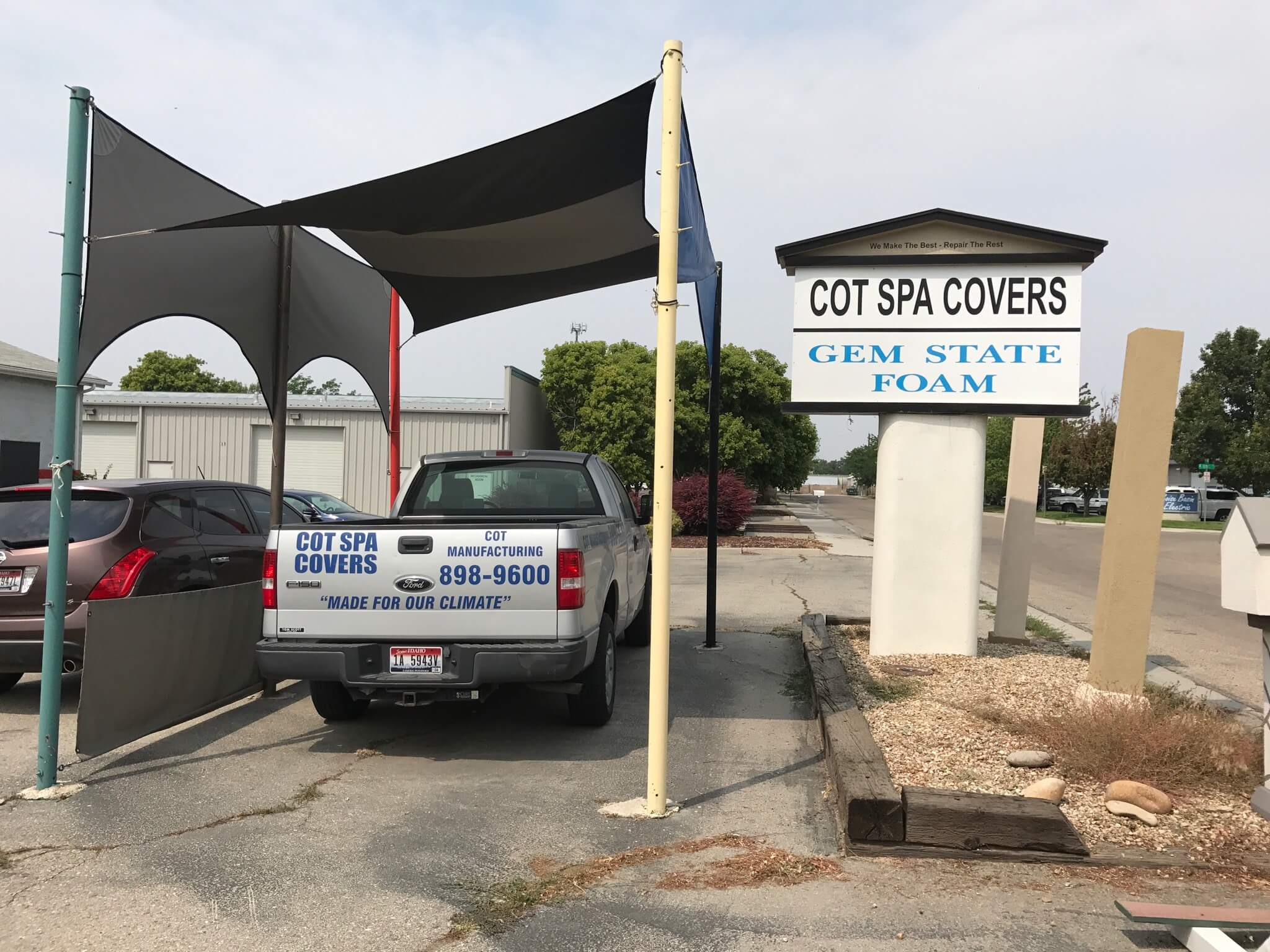 An image of an awning Cot Spa Covers made for personal use